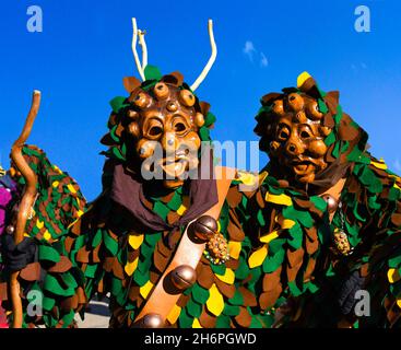 Carnaval d'Swabian-Alemannic "Fasnet" au sud de l'Allemagne l'Allemagne, l'Europe  Banque D'Images