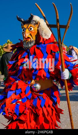 Carnaval d'Swabian-Alemannic "Fasnet" au sud de l'Allemagne l'Allemagne, l'Europe  Banque D'Images