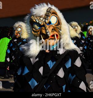 Carnaval d'Swabian-Alemannic "Fasnet" au sud de l'Allemagne l'Allemagne, l'Europe  Banque D'Images