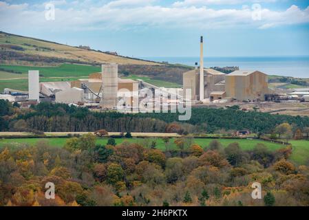 Mine de potasse Boulby, Boulby, Loftus, North Yorkshire, Royaume-Uni.Il est géré par Cleveland Potash Limited, Banque D'Images
