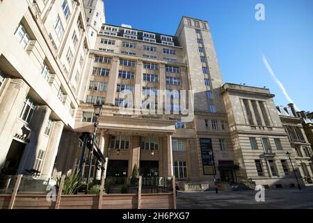 horton House Exchange bâtiment drapeaux Liverpool merseyside royaume-uni Banque D'Images