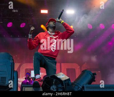 Houston, États-Unis.09ème novembre 2019.Jeune Dolph, vu en spectacle à Astroworld à Houston, TX, le 9 novembre 2019.Le jeune Dolph aurait été tué par balle lors d'une fusillade au volant dans sa ville natale de Memphis, Tennessee.(Photo de Jennifer Lake/SIPA USA) crédit: SIPA USA/Alay Live News Banque D'Images