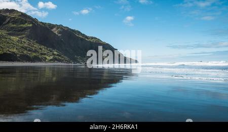 Muriwai Beach, North Island, New Zealand Banque D'Images