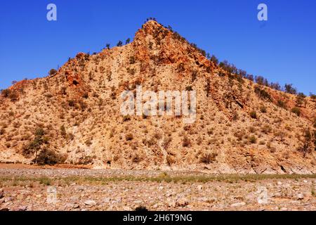 Sommet de montagne près de Parachilna dans les Flinders Ranges en Australie Banque D'Images