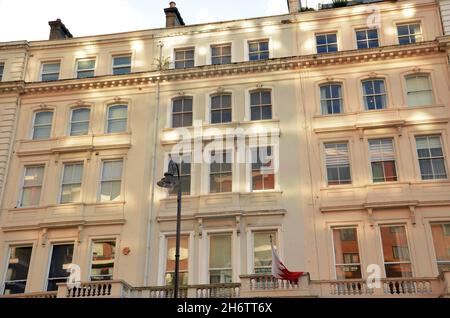 Quelques photos prises lors d'une promenade de l'après-midi dans le charmant quartier de Kensington et Chelsea, à l'automne, à Londres. Banque D'Images