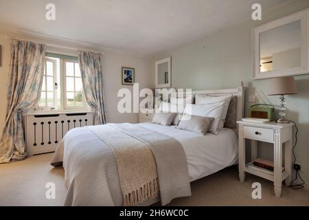 Calford Green, Suffolk, Angleterre - janvier 17 2020 : belle chambre de style traditionnel. Banque D'Images