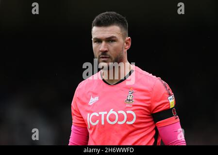 Richard O'Donnell de Bradford City pendant le match de la Sky Bet League Two à Vale Park, Stoke-on-Trent.Date de la photo: Samedi 13 novembre 2021. Banque D'Images