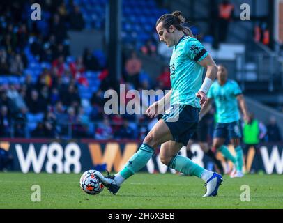 LONDRES, ANGLETERRE - 3 OCTOBRE 2021 : Caglar Soyuncu de Leicester photographié lors du match de la première ligue 7 de 2021-22 entre Crystal Palace FC et Leicester City FC à Selhurst Park.Copyright: Cosmin Iftode/Picstaff Banque D'Images