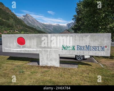 Musée des Glaciers à Fjaerland au Sognefjord, Norvège Banque D'Images