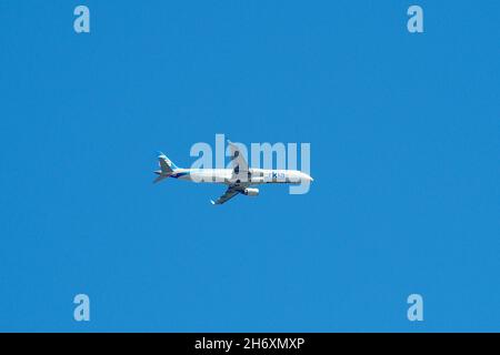 Arkia Israeli Airlines (compagnie aérienne israélienne), Embraer 195 Banque D'Images