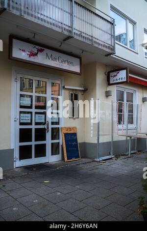 À Munich, en Allemagne., .Les incidences atteignent de nouveaux sommets et dans les restaurants et les bars la règle de 2g est obligatoire à l'intérieur et à l'extérieur depuis novembre 16.(Photo par Alexander Pohl/Sipa USA) crédit: SIPA USA/Alay Live News Banque D'Images