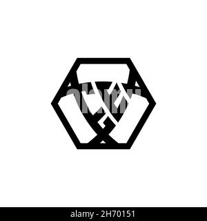 Lettre du logo EE Monogram avec forme de triangle en forme de bouclier hexagonale arrondie.Logo triangle monogramme, logo bouclier monogramme, lettre triangle bouclier. Illustration de Vecteur