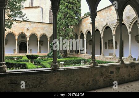 Couvent de Carmen à Peralada commune de la région catalane d'Alto Ampurdán dans la province de Gérone, Catalogne, Espagne Banque D'Images