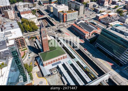 King Street Station, Seattle, Washington, États-Unis Banque D'Images