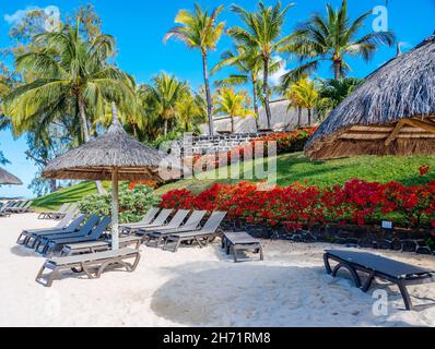 Ile Maurice - 04.11.2021: Canonnier Beachcomber Hotel.Paradis tropical vacances sur l'île sur l'hôtel.Photo de haute qualité Banque D'Images