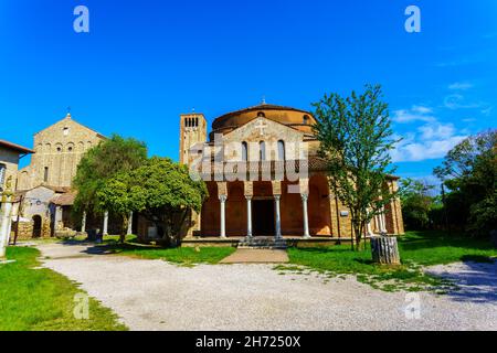 Basilique de Santa Maria Assunta sur l'île de Torcello (Venise) Banque D'Images