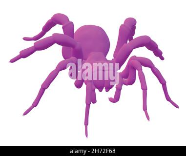 Motif Arachnide Uni violet Uni Illustration de Vecteur