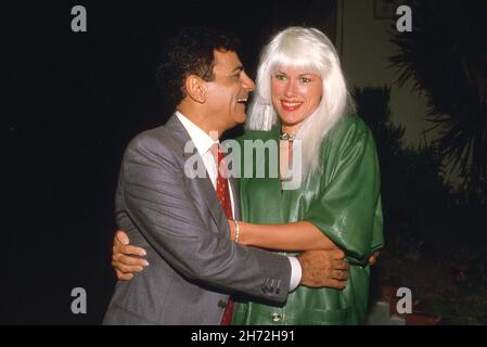 Casey Kasem et Jean Kasem Circa années 1980 crédit : Ralph Dominguez/MediaPunch Banque D'Images