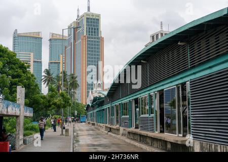 DAR ES SALAAM, TANZANIE - JANVIER 2020 : rues de Dar es Salaam.Tanzanie.Afrique de l'est Banque D'Images