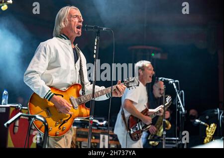 Liverpool, Royaume-Uni.29 novembre 2021.Paul Weller se produit à l'Eventim Olympia 2021 de Liverpool.2021-11-19.Crédit : Gary Mather/Alay Live News Banque D'Images