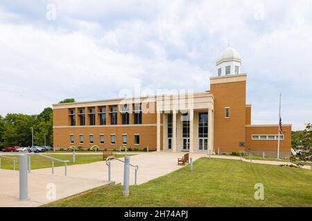 Jonesboro, Illinois, États-Unis - 1er octobre 2021 : le palais de justice du comté d'Union Banque D'Images