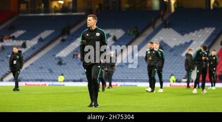 Hampden Park, Glasgow City, Royaume-Uni.20 novembre 2021.Coupe de la Ligue écossaise demi-finale, Celtic versus St Johnstone; Callum McGregor of Celtic Credit: Action plus Sports/Alay Live News Banque D'Images