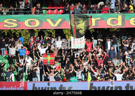 Stadio Libero Liberati, Terni, Italie, 20 novembre 2021,Fans de la Ternana pendant Ternana Calcio vs COMME Cittadella - Ligue italienne de championnat de football BKT Banque D'Images