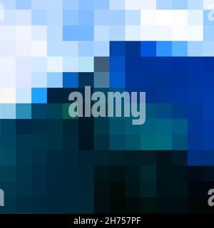 Design unique Résumé Digital Pixel bruit Glitch erreur vidéo dommage Banque D'Images