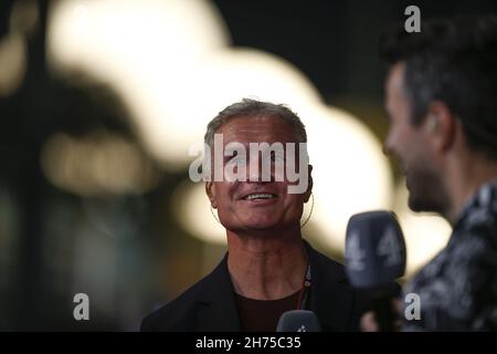 COULTHARD David (gbr), ancien pilote de F1, portrait lors du Grand Prix Ooredoo Qatar de Formule 1 2021, 20e tour du Championnat du monde de Formule 1 2021 de la FIA du 19 au 21 novembre 2021 sur le circuit international de Losail, à Lusail, Qatar - photo : DPPI/DPPI/LiveMedia Banque D'Images