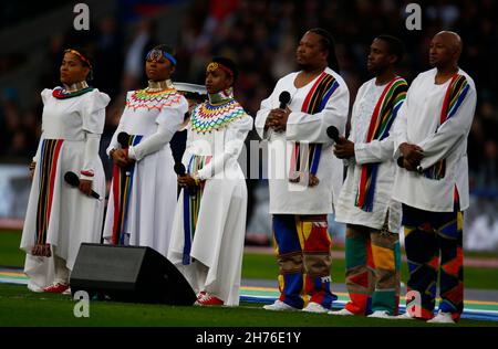 Londres, Royaume-Uni.20 novembre 2021.LONDRES, ANGLETERRE - NOVEMBRE 20: Imbube UK pendant le match de la série internationale d'automne entre l'Angleterre et l'Afrique du Sud, au stade de Twickenham le 20 novembre 2021 à Londres, Angleterre crédit: Action Foto Sport/Alay Live News Banque D'Images