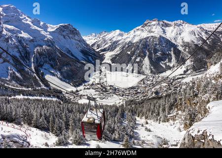 SAVOIE (73), MASSIF DE LA VANOISE, TARENTAISE, PARC NATIONAL DE LA VANOISE, PRALOGNAN-LA-VANOISE Banque D'Images