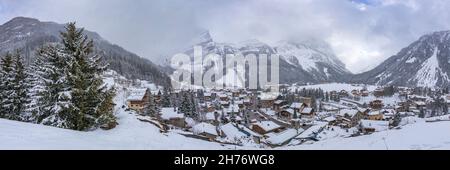 SAVOIE (73), MASSIF DE LA VANOISE, TARENTAISE, PARC NATIONAL DE LA VANOISE, PRALOGNAN-LA-VANOISE Banque D'Images
