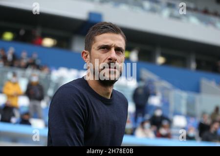 Reggio Emilia, Italie.21 novembre 2021.Stade MAPEI, Reggio Emilia, Italie, 21 novembre 2021,Alessio Dionisi (États-UnisSassuolo) pendant les États-Unis Sassuolo vs Cagliari Calcio - football italien série A Match Credit: Live Media Publishing Group/Alay Live News Banque D'Images