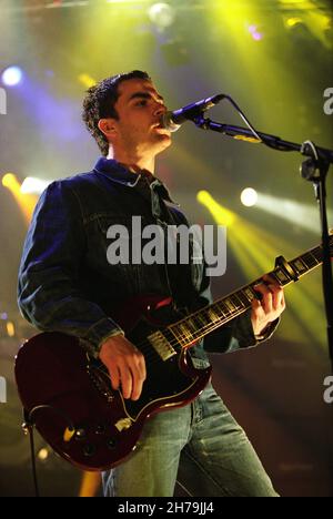 Stereophonics sur scène lors du concert «MTV Five Night Stand» qui a eu lieu à The Ocean à Hackney, Londres, Royaume-Uni.18 avril 2001 Banque D'Images