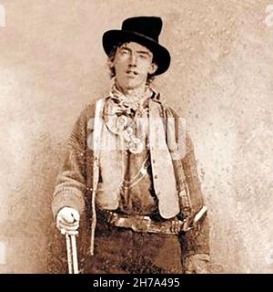 Billy the Kid - photo d'époque du Vieux Ouest Banque D'Images