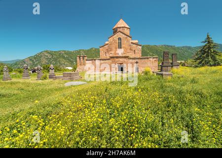 Église et monastère d'Odzun (6e siècle) situé dans la région de Lori en Arménie.Destinations touristiques et de voyage Banque D'Images