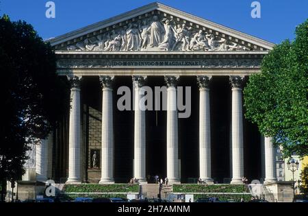 FRANCE.PARIS (75) 9E ARR.ÉGLISE DE LA MADELEINE Banque D'Images