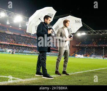 Gênes, Italie.22 novembre 2021.Italian Serie A, CFC Gênes et AS Roma crédit: Nderim Kacili/Alay Live News Banque D'Images