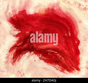 Arrière-plan aquarelle abstrait.Éclaboussures de couleur sur le papier usagé Banque D'Images