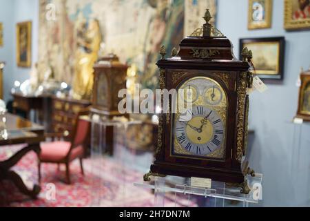 Madrid, Espagne.21 novembre 2021.Montre de brocket anglaise vue pendant la Foire des antiquaires et galeries d'art, Feriarte à l'IFEMA à Madrid.(Photo par Atilano Garcia/SOPA Images/Sipa USA) crédit: SIPA USA/Alay Live News Banque D'Images