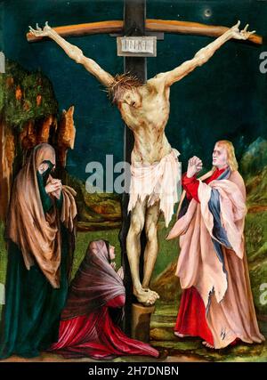 Matthias Grünewald, le petit Crucifixion, peinture, 1511-1520 Banque D'Images