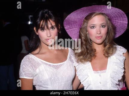 Janine Turner et demi Moore 6 juillet 1982 .Credit: Ralph Dominguez/MediaPunch Banque D'Images