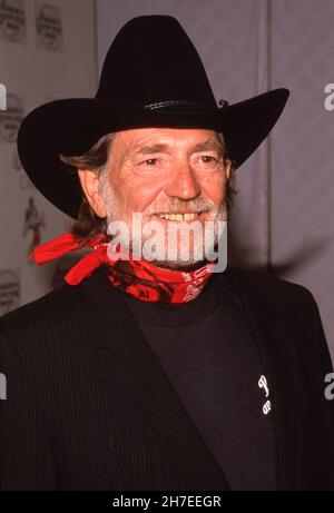 Willie Nelson au 24e prix annuel de l'Académie de musique country le 10 avril 1989 aux studios Disney de Burbank, Californie crédit: Ralph Dominguez/MediaPunch Banque D'Images