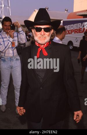 Willie Nelson au 24e prix annuel de l'Académie de musique country le 10 avril 1989 aux studios Disney de Burbank, Californie crédit: Ralph Dominguez/MediaPunch Banque D'Images