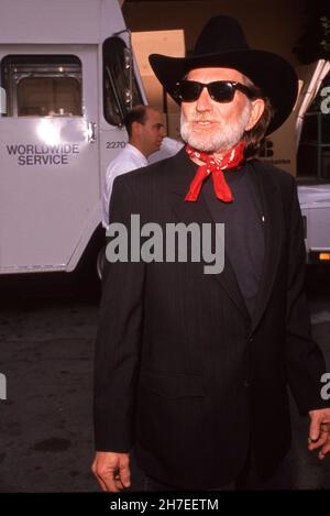 Willie Nelson au 24e prix annuel de l'Académie de musique country le 10 avril 1989 aux studios Disney de Burbank, Californie crédit: Ralph Dominguez/MediaPunch Banque D'Images