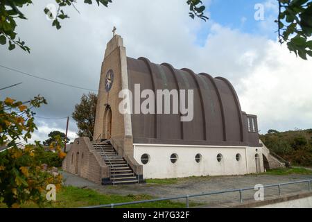 Église Notre Dame Étoile de la Mer et St Winifred, Holyhead, Anglesey Banque D'Images