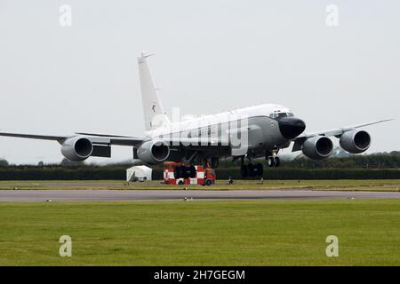 Joint de rivet RAF, RC135W, RAF Waddington, Lincolnshire, ZZ664 Banque D'Images