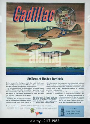 8 mai 1944 Newsweek Magazine Advertising, Etats-Unis Banque D'Images
