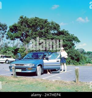 Toyota Corolla berline car , Queensland , Australie 2003 Banque D'Images