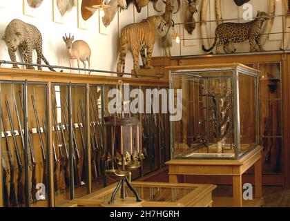 FRANCE.PARIS (75002).LE MUSÉE DE LA CHASSE ET DE LA NATURE, SITUÉ DANS LE QUARTIER DU MARAIS, A ÉTÉ RÉNOVÉ EN 2007. Banque D'Images